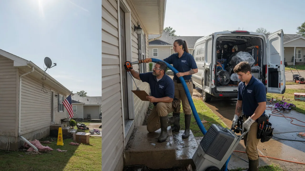 Ceiling Water Damage Restoration in Connerville, OK near me